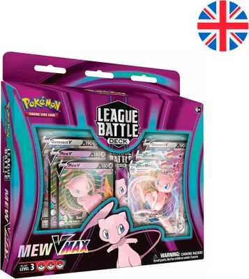 Obrázok produktu pre Pokemon Mew VMax Angielska Talia Kart Kolekcjonerskich - Zestaw 60 Kart