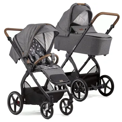 Produktbild von Gesslein FX4 Swing 2in1 Kinderwagen-Set inkl. Babywanne Panorama Lyx 559559