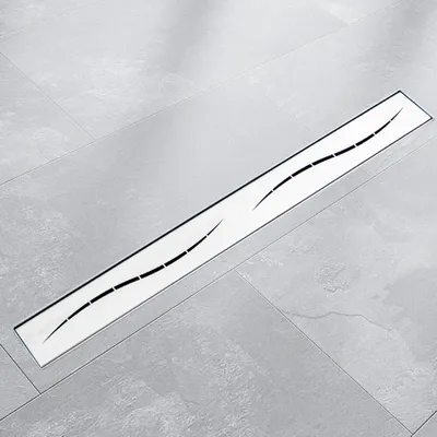 Produktbild von Bituxx Edelstahl Duschablauf Streifen 80cm x 7cm MS-16856