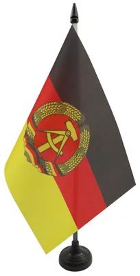 Obrázek produktu pro AZ FLAG, stolní vlajka Německé demokratické republiky, rozměry 21x14 cm