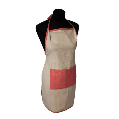 Produktbild von Home Elements Küchenschürze beige und rot