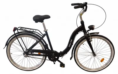 Produktbild von Dallas Bike Klapprad Faltrad 26 Zoll - 3-Gang Shimano Nexus - Alu-Rahmen M 17" - Schwarz