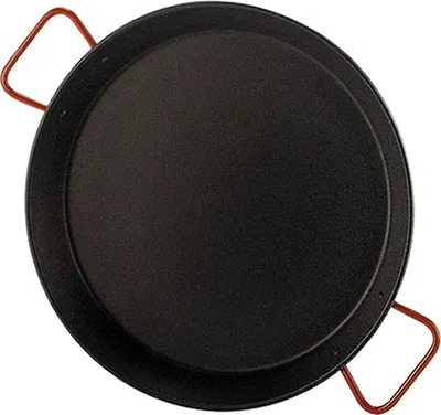 Image de Poêle à paella valencienne avec revêtement antiadhésif pour 12 personnes, 46 cm.