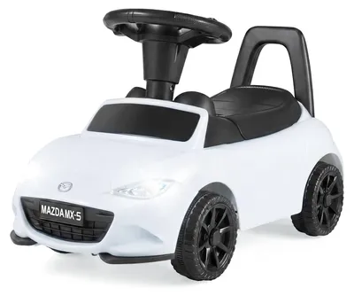 Produktbild von Kinder-Elektroauto mit Licht, Kippschutz, Staufach, Weiß