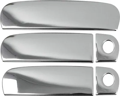 Image de Poignée de porte Cache poignée de porte pour Audi A3 8L1 1996-03 2 portes Acier inoxydable 5x