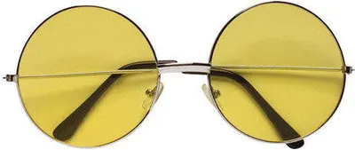 Produktbild von John Lennon Hippiebrille 70er Jahre Retrobrille Gelb
