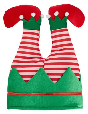 Produktbild von Dekorativer Beinwärmer im Weihnachtself-Stil für Weihnachten, 30,5 cm breit