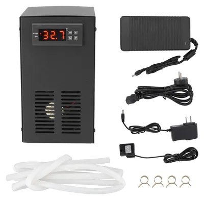 Produktbild von Aquarium-Wasserkühler, Wärmer, elektrisches Kühlsystem für Aquarien, 120 W, EU-Stecker, 100-240 V