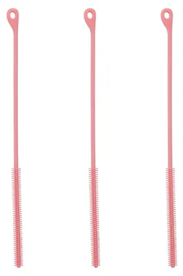 3er-Set Silikon-Reinigungsbürsten für Trinkhalme, 9,5 cm