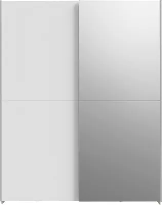 Produktbild von Furniture24 Kleiderschrank Schach&Matt Shms72233-120 Schiebtürenschrank Forte Weiß
