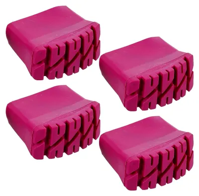 Produktbild von Rutschfeste Gummiabdeckungen für Leiterfüße, 4 Stück, 25x63 cm zum Schutz von Boden und Leiterbeinen
