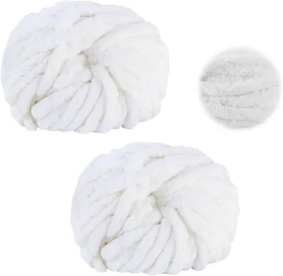 Zdjęcie produktu dla Przędza do dziania 2 motki, 500 g, grubość 20 mm, do koców
