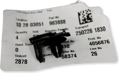 Image de VOLVO C30 C70 S60 V50 V60 V70 XC40 XC90 Clip de fixation OE 983888