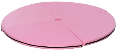 Produktbild von Pole-Dance-Matte,5cmdickerundeKunststoff-MattefürPole-Dance-Übungen,Gymnastik,Yoga,Rosa