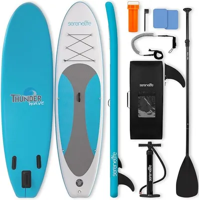 Imagen del producto de Tabla de paddle surf inflable con remo y bomba