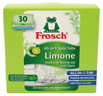 Produktbild von FROSCH Spülmaschinentabs 30er Limone