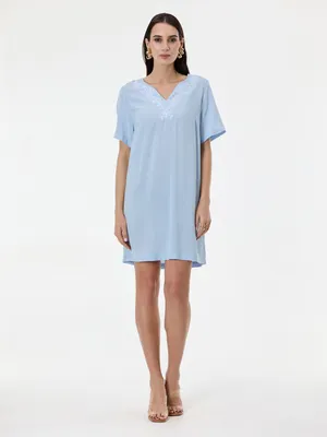 Produktbild von Orsay Hellblaues knielanges Damenkleid 34