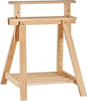 Obrázok produktu pre Stolík borovica prírodná (70 x 45 x 70 cm)