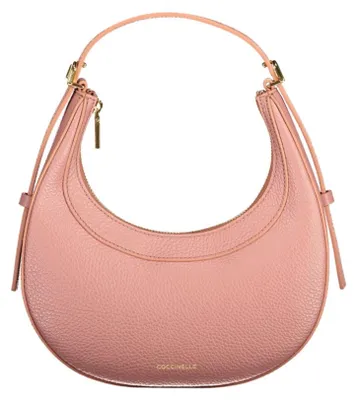 Obrázek produktu pro Elegantní růžová mini kabelka z kůže s odnímatelným popruhem