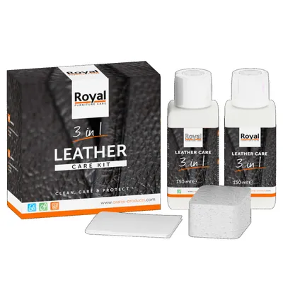 Produktbild von ROYAL FC-Leather Care Kit 3in1 2x150ml Lederpflege