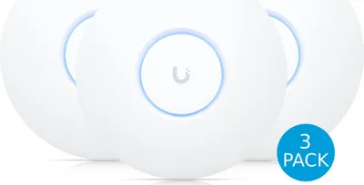 Image de Point d'accès Ubiquiti Unifi nanoHD PoE Pack 3 Blanc (UAP-NANOHD-3)