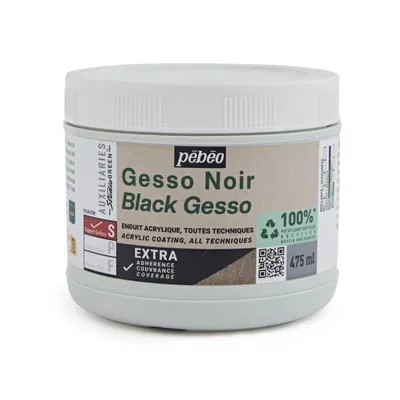 Obrázok produktu pre Pebeo Studio Green Gesso, čierna, 475 ml