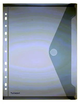 Produktbild von FSY Sichttasche A4, Abheftrand, trans blau, 1 Stück