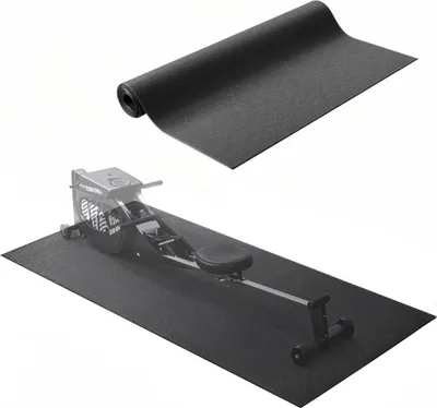 Produktbild von Sportgeräte Bodenschutzmatte - Laufbandmatte für Fitnessgeräte - 915x1820mm Mattengröße für Schutz des Fußbodens