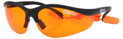 Produktbild von KS TOOLS Schutzbrille-orange mit Ohrstöpsel - 310.0161