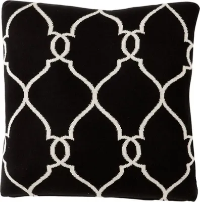Produktbild von Casa Padrino Luxus Kissen 2er Set Schwarz 50 x H. 50 cm - Designer Accessoires