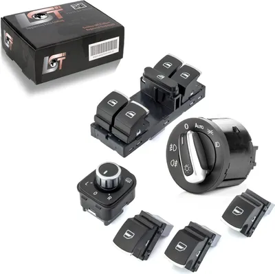 Produktbild von Fensterheber Lichtschalter Set Spiegelschalter für VW CC Golf 6 Passat B7 Tiguan
