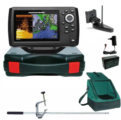 Produktbild von Humminbird Helix 5 Chirp GPS DI G3 Down Imaging GPS Kartenplotter Echolot Portabel Master Plus - Komplett mit Geber