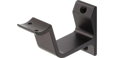 Zdjęcie produktu dla hermeta wspornik poręczy 3552 aluminiowy anodowany na czarno zakrzywiony wspornik - 3552-18E