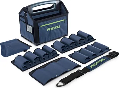 Produktbild von Festool SYS3 T-BAG M, Schwarz, Blau, Grün, Textil, 296 mm, 396 mm, 360 mm, 3,5 kg