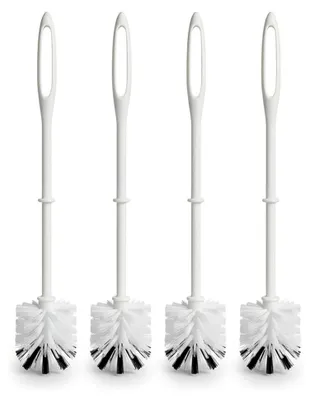 Produktbild von Urinalbürsten Set mit 4 Stück, Reinigungsbürsten für Toiletten und Urinale, Schwarz