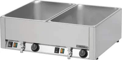 Image de Double Bain-marie Gn 1/1 Avec 2 Robinets De Vidange - Casselin
