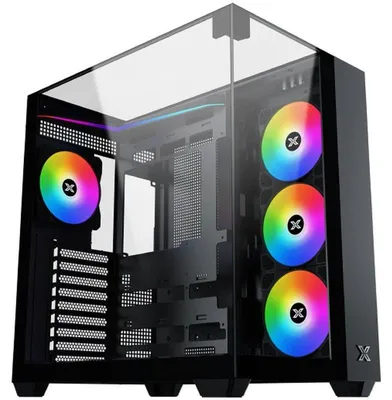 Obrázek produktu pro Xigmatek 90382, PC, Černá, EATX, ATX, Micro ATX, Mini-ITX, SPCC, Temperované sklo, Více, 16 cm