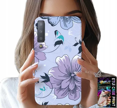 Produktbild von Fall Für Samsung A7 2018 - Blumen Floral Mode Zurück Designs