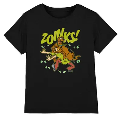 Produktbild von Scooby Doo - "Zoinks" T-Shirt für Kinder TV40830 (152-158) (Schwarz)