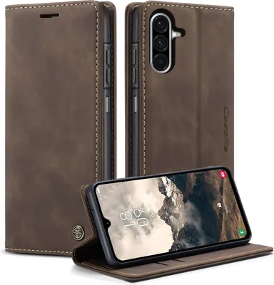 Produktbild von Samsung Galaxy A17 Hülle - CaseMe 013 Klapphülle - Dunkelbraun