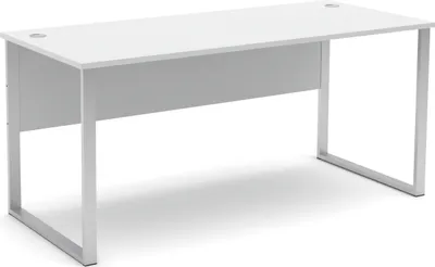 Produktbild von Schreibtisch >Santorin< in Weiß, Holzwerkstoffe - 170x77x73cm (BxHxT)