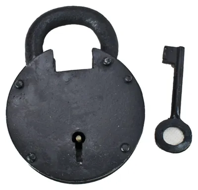 Produktbild von mittelalterliches Vorhängeschloss rund 11,5 cm