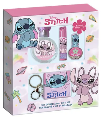 Produktbild von Stitch & Angel Kosmetikset 4-teilig mit Eau de Toilette, Lippenbalsam und Nagellack