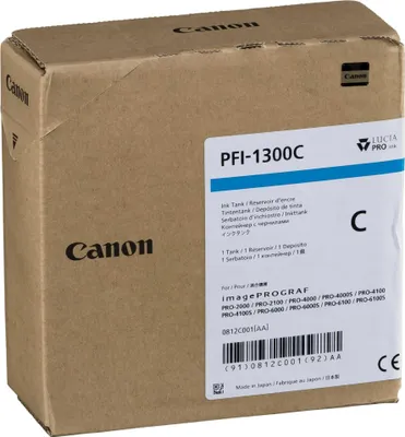 Produktbild von Canon PFI-1300 Tinte cyan 330 ml