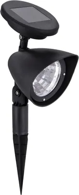 Productafbeelding van IBRA 0,18W 6500K, zwarte zonnepaneel-tuinlamp