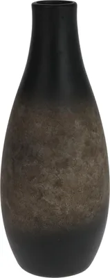 Produktbild von Vase Antik 103x103x255mm, schwarz/grau