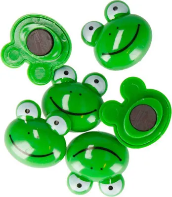 Immagine prodotto di Magnete a forma di rana, 6 pezzi