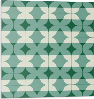 Produktbild von Geometrie Welliger Formen – Selbstklebende Fliesen – Wandverkleidung – Wandpaneel – PVC Fliesen – Vinylflisen – PCV Flisen – Selbstklebend – Wanddeko – 20 Stück 20 x 20 cm