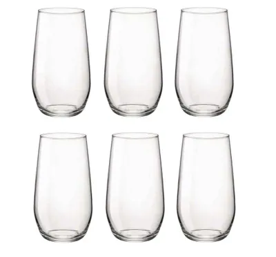 Immagine prodotto di Bormioli Rocco, bicchieri long drink Electra, capacità 390 ml, confezione da 6 pezzi