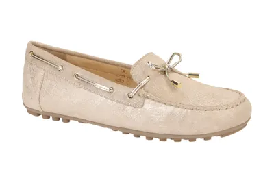 Produktbild von Geox LEELYAN Damenschuhe - bequeme Slipper - Halbschuhe beige Freizeit NEU